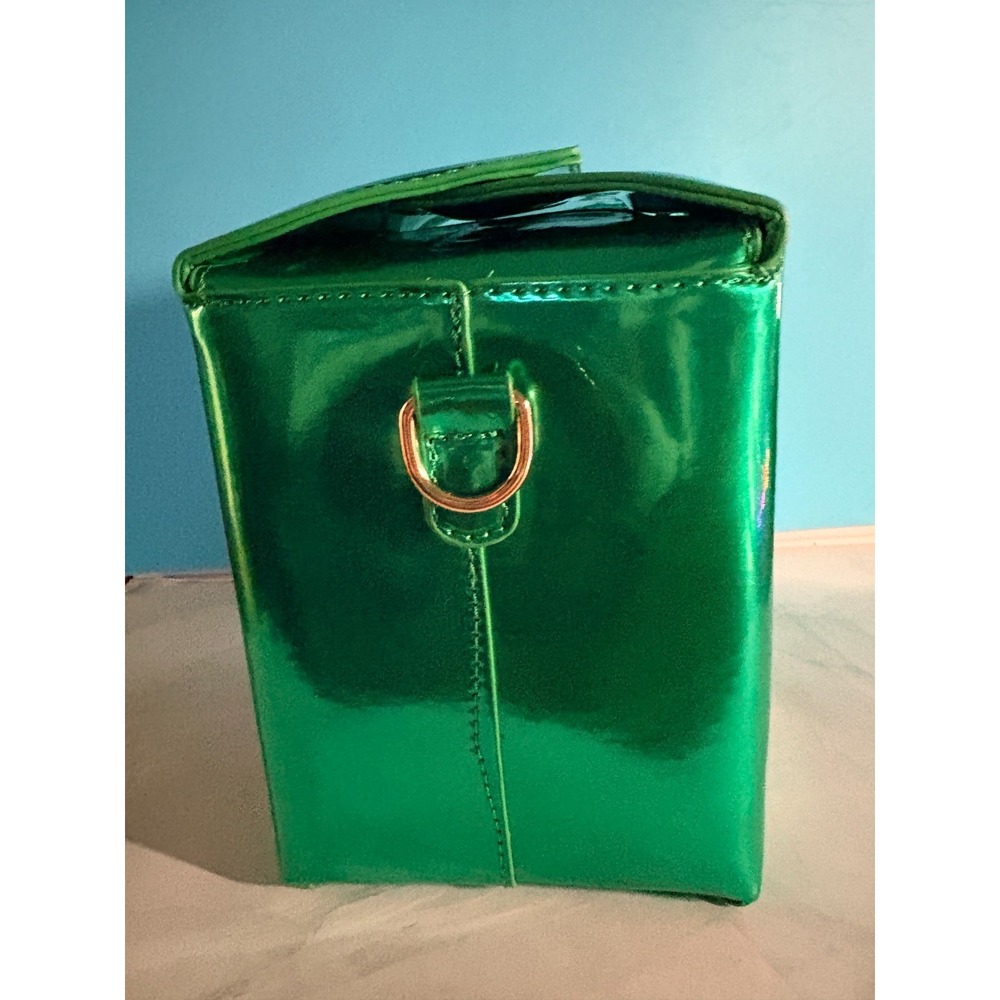 Tower Print Crossbody Shoulder Bag, Pu Chinese Takeout Box Totes Purse for Women - Picture 4 of 6